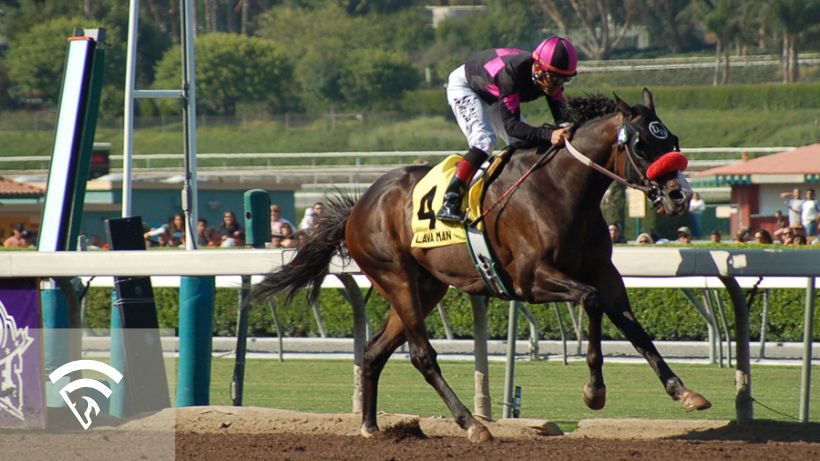 Jockey and horse racing at the Breeders' Cup