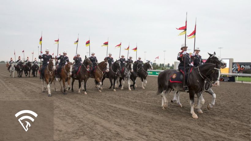 Ceremony proceeding the King's Plate horse racing event