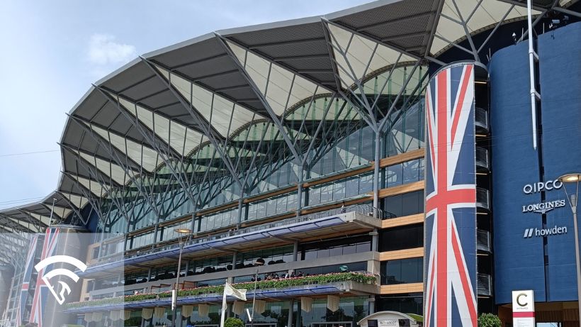 Outside view of the Royal Ascot race